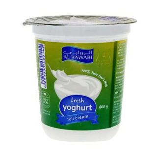 Al Rawabi Full Cream Fresh Yoghurt - 400gm