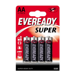 Eveready Super Heavy Duty AA Batteries - Per Pack