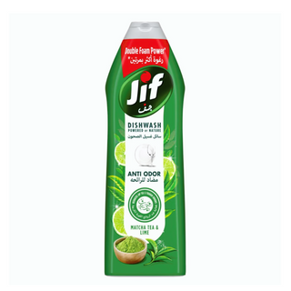 Jif Anti Odor Dishwashing Liquid Matcha Tea & Lime Scent - 750ml