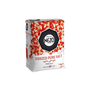 Nezo Iodized Pure Fine Salt - 1Kg