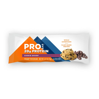 Pro Bar Plant-Based 20G Protein Bar Cookie Dough Flavor With Chia & Flax Seeds - Gluten Free, Gmo Free - 70gm