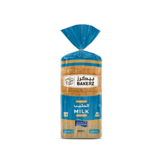 Bakerz Sliced Milk Bread - 600gm