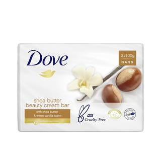 Dove Purely Pampering Beauty Soap Bar Warm Vanilla Scent With Shea Butter - 160gm