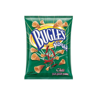 Tiffany Bugles Chili Corn Chips - 75gm