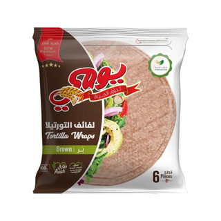 Yaumi Brown Tortilla Wraps (6 Pieces) - 240gm