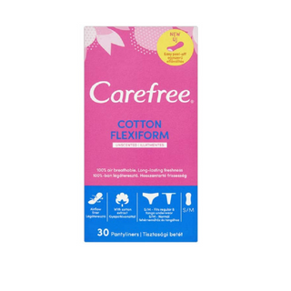 Carefree Small To Medium Cotton Pantyliners Unscented - Per Pack