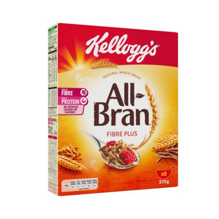 Kellogg'S All Bran Fibre Plus Cereal - Artificial Colors Free, Artificial Flavors Free - 375gm