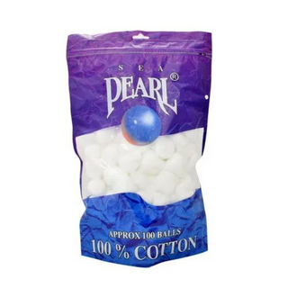 Sea Pearl Cotton Balls 100 Pcs Per Pack