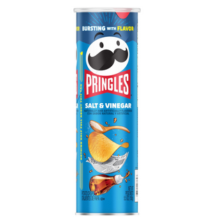 Pringles Salt & Vinegar Potato Chips - 165gm