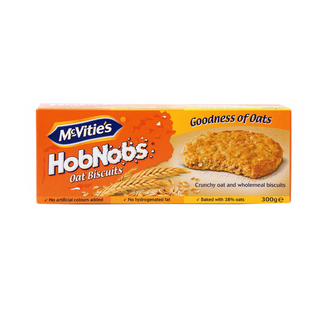 Mcvities Hobnobs Oat Biscuits - Artificial Colors Free, Artificial Flavors Free, Hydrogenated Fat Free - 300gm