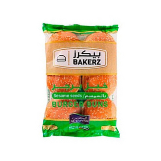 Bakerz Freshly Baked Sesame Seeds Burger Buns (6 Pieces) - 402gm