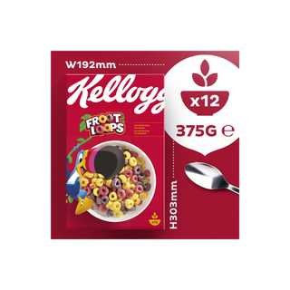 Kellogg's Unicorn Froot Loops Cereal - Artificial Flavors Free, Artificial Colors Free - 375gm