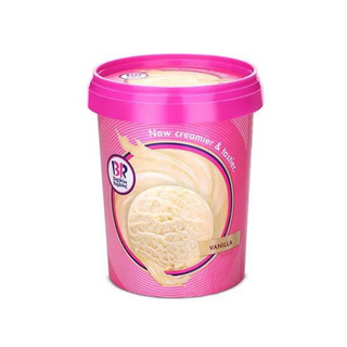 Baskin Robbins Vanilla Ice Cream (Vegetarian) - 500ml