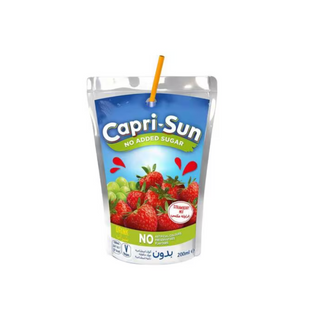 Capri-Sun Strawberry Mix - no added sugar, preservatives free, artificial flavor free - 200ml