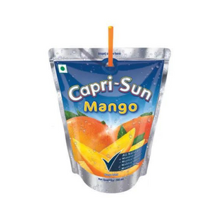 Capri-Sun Mango Juice - Preservatives Free, Artificial Colors Free, Sweeteners Free - 200ml