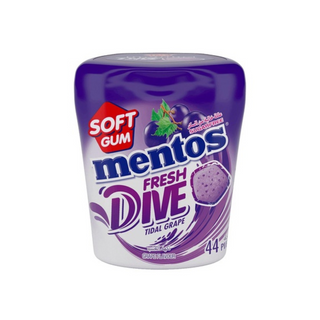 Mentos Fresh Dive Gum Tidal Grape 44 Pieces x 2gm