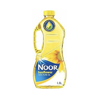 Noor Pure Sunflower Oil - trans fat free, cholesterol free - 1.5L