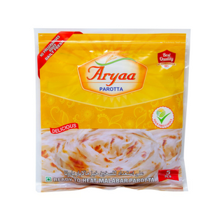 Aryaa Malabar Parathas (5 Pieces) - Vegetarian, No Added Flavor & Preservatives - 400gm