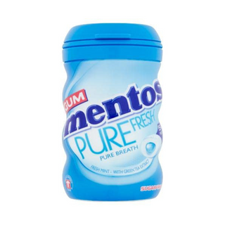 Mentos Pure Fresh Bubble Chewing Gum With Green Tea Extract - Sugar Free (50 Per Pack)