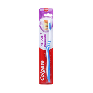 Colgate Zig Zag Blue & White Soft Toothbrush - 1 Pcs