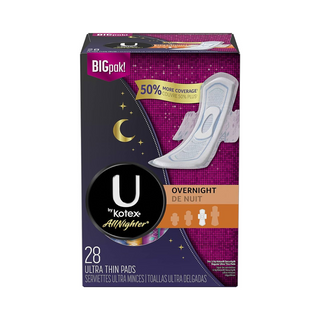 Kotex Ultra Thin Night Pads With Wings - Per Pack