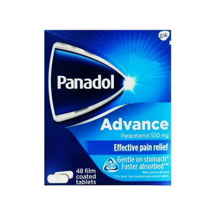 Panadol Advance 500Mg Paracetamol For Pain Relief - 48 tablets