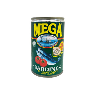 Mega Sardines In Tomato Sauce - Preservatives Free - 155gm