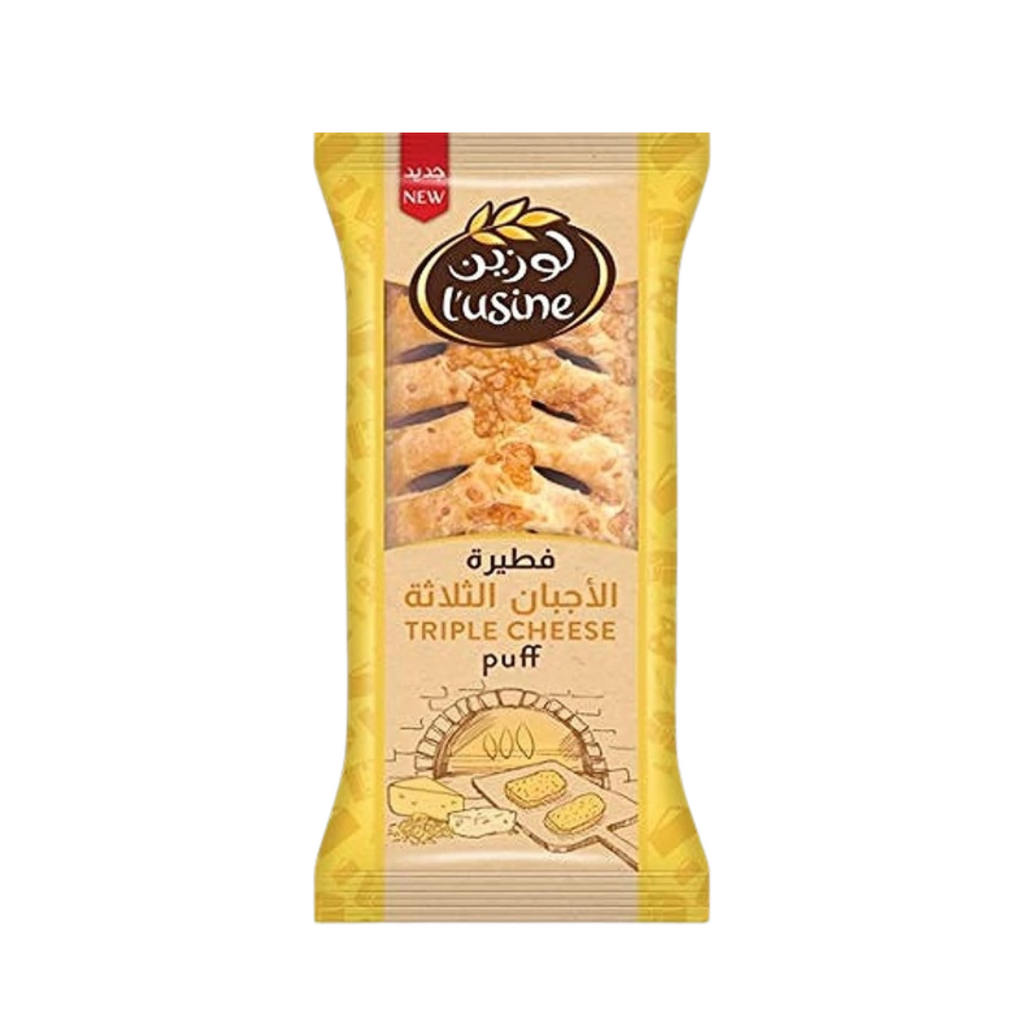 L'usine Triple Cheese Puff - 104gm – edelweissmart