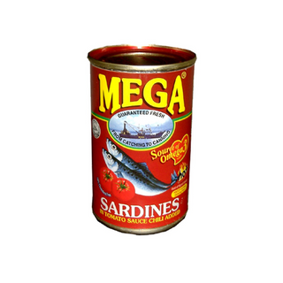 Mega Sardines In Tomato Sauce With Chili - 155gm