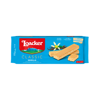 Loacker Classic Wafers Filled With Vanilla Cream - Gmo Free, Preservative Free, No Added Colors - 45gm