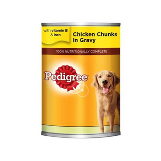 Pedigree Wet Dog Food Chunks With Chicken In Gravy - 400gm