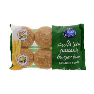 L'Usine Burger Buns With Sesame Seeds (6 Pieces) - 400gm