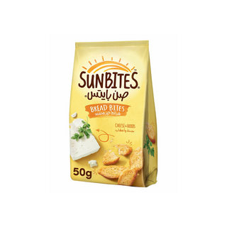 Sunbites Bread Bites Cheese & Herbs - 50gm