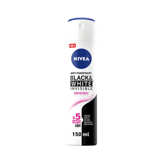 Nivea Original Black & White Invisible Antiperspirant 48H Deodorant Spray For Women - 150ml