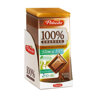 Pobeda Milk Chocolate Twonut - 100gm