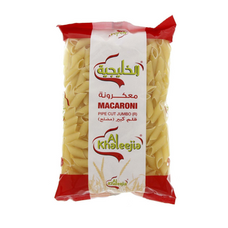 Al Khaleejia Jumbo Pipe Cut Macaroni Pasta - Gmo Free(400gm)