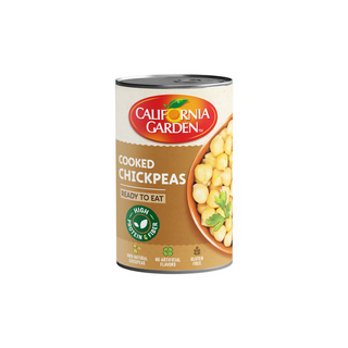 California Garden Cooked Chickpeas - Gluten Free, High Fibre, High Protein - 400gm