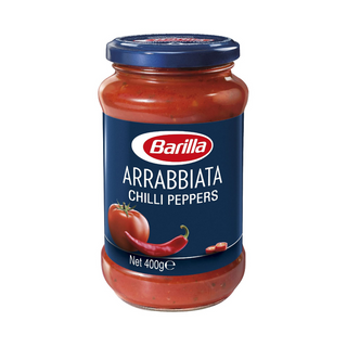 Barilla Arrabbiata Pasta Sauce With Italian Tomato & Chili Peppers - Gluten Free, No Added Preservatives - 400gm